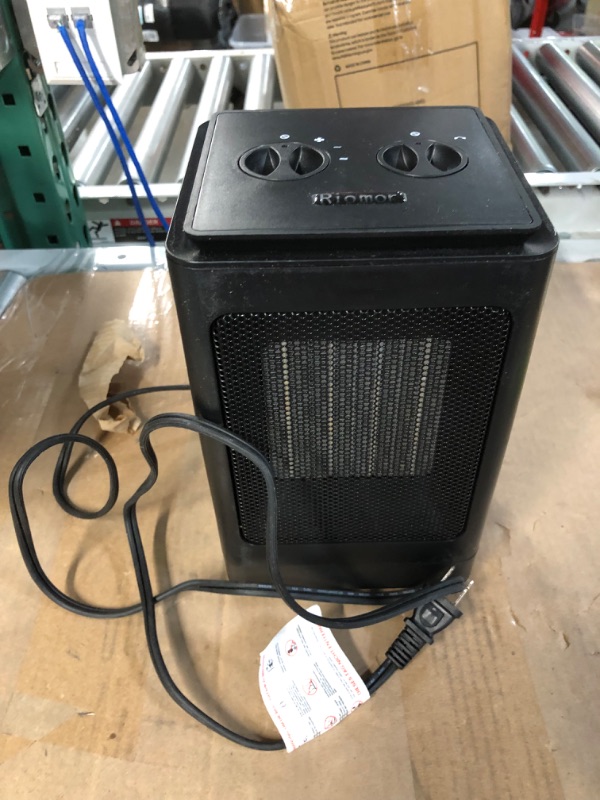 Photo 2 of *PARTS ONLY** Kismile Small Space Heater for Indoor Use, Electric Ceramic Space Heater, 1500W Black