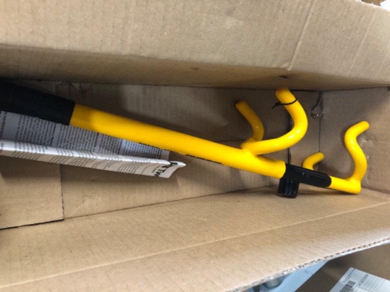 Photo 2 of **FOR PARTS**Winner International The Club 3000 Twin Hooks Steering Wheel Lock, Yellow