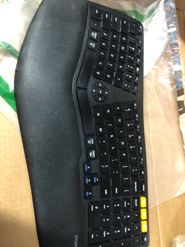 Photo 2 of Ergonomic Wireless Keyboard Mouse, ProtoArc EKM01 Ergo Bluetooth Keyboard and Mouse Combo, Split Design, Palm Rest, Multi-Device, Rechargeable, Windows/Mac/Android