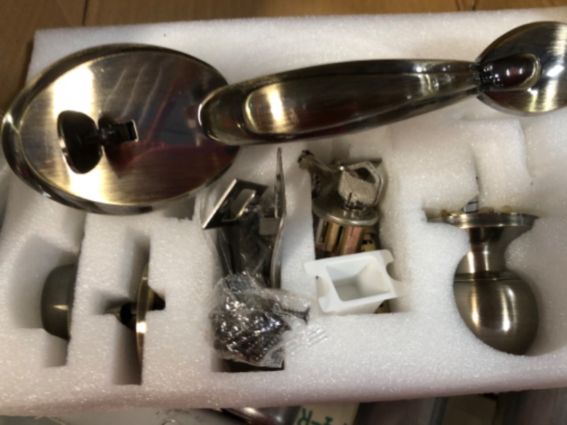 Photo 1 of Natsukage Front Door Handle Front Door Lock Set Entrance