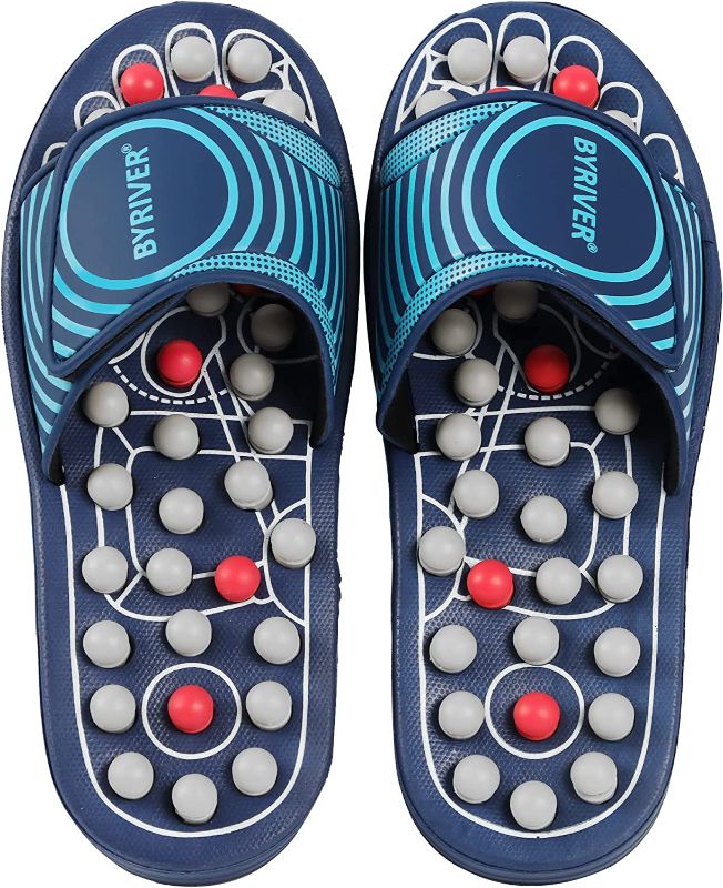 Photo 1 of BYRIVER Acupressure Foot Massage Slippers Shoes Sandals SMALL