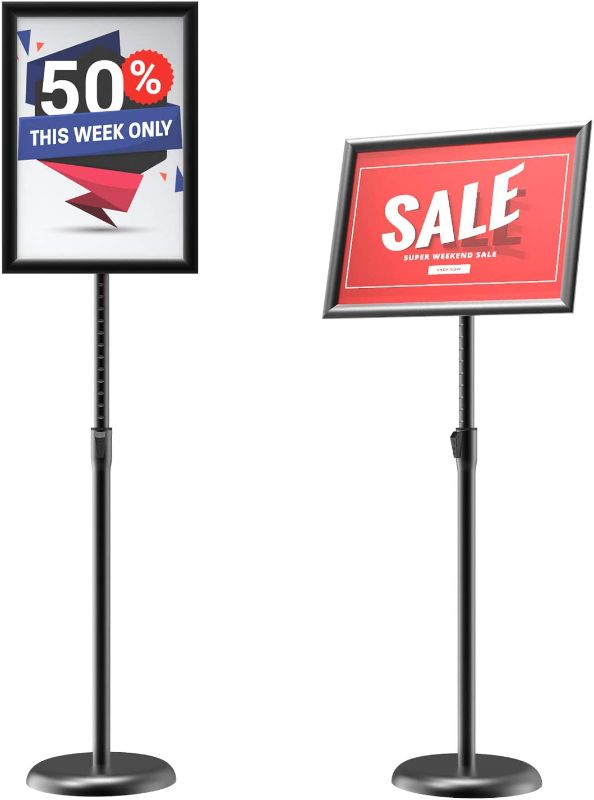 Photo 1 of Sign Stand Adjustable 8.5 x 11 Inch