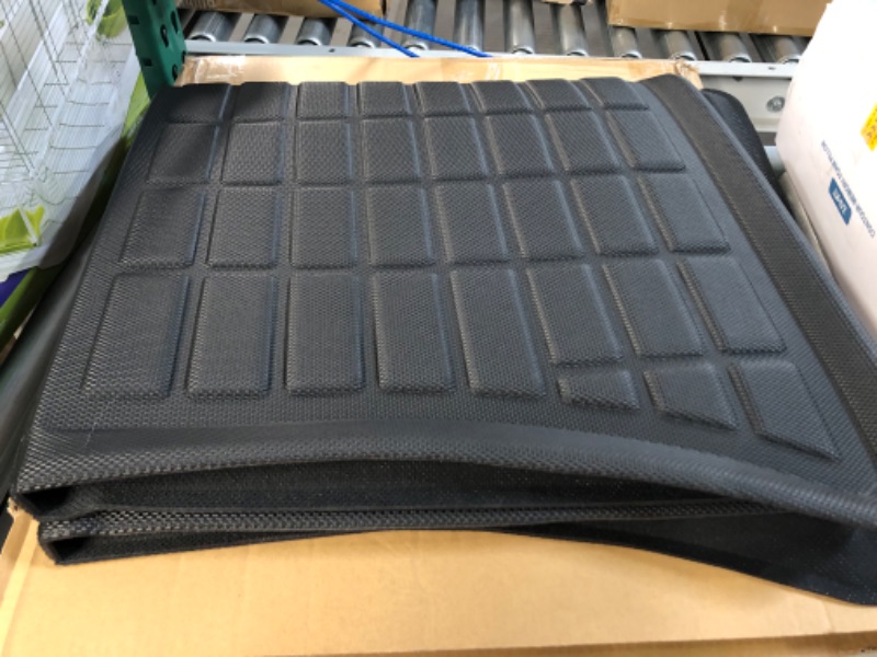 Photo 3 of TAPTES Rear Trunk Mats Cargo Mat for Model Y Accessories 2023 2022 2021 2020,All-Protection Waterproof Trunk Cargo Liner Floor Mats-Fit for 5 Seater