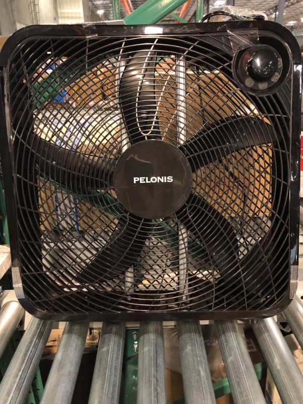 Photo 4 of **NOT TESTED**PELONIS 3-Speed Box Fan For Full-Force Circulation With Air Conditioner