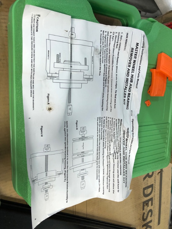 Photo 4 of *DAMAGED/SEE NOTES** Yoursme 27213 Master Wheel Hub Puller & Bearing Remover & Installer Kit