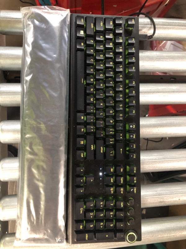 Photo 2 of Razer BlackWidow V3 Pro Mechanical Wireless Gaming Keyboard: Green Mechanical Switches - Tactile & Clicky - Chroma RGB Lighting - Doubleshot ABS Keycaps - Transparent Switch Housing - Bluetooth/2.4GHz BlackWidow V3 Pro Green Switches - Tactile & Clicky