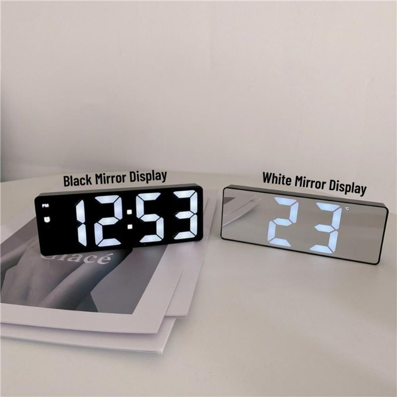 Photo 1 of **SEE NOTES** Digital LED Mirror Display Alarm Clock