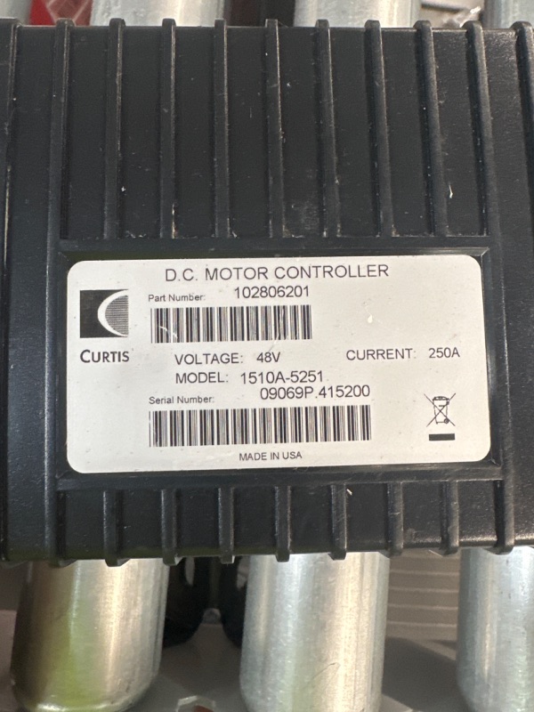 Photo 2 of **SEE NOTES** 1266A-5201 DC IQ Motor Controller 48V 275A 1510-5201 1510A-5251 1510AS-535 1510A-5250 for Curtis Cub Car Golf Cart Parts