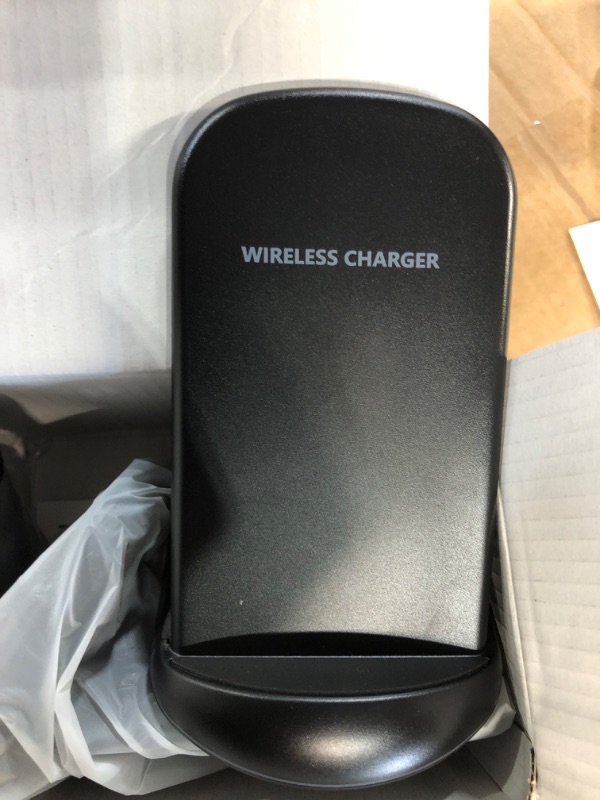 Photo 2 of Amazon Basics 10W Qi Certified Wireless Charging Stand (No AC Adapter)