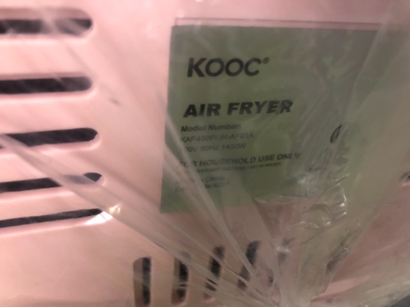 Photo 2 of [BUDDY GROUP] KOOC Large Air Fryer with Accessories***FOR PARTS ONLY***
