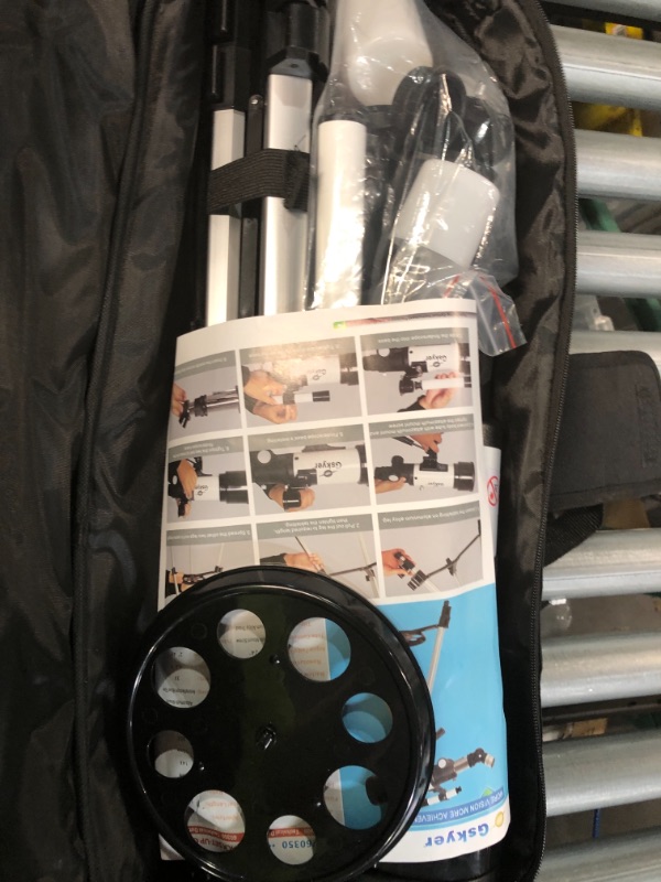 Photo 2 of **POSSIBLE MISSING PARTS**   Gskyer Telescope, 70mm Aperture 400mm AZ Mount Astronomical Refracting Telescope for Kids Beginners - Travel Telescope with Carry Bag, Phone Adapter and Wireless Remote