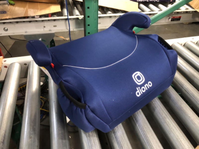 Photo 2 of Diono Solana Single Backless Booster Car Seat, Blue