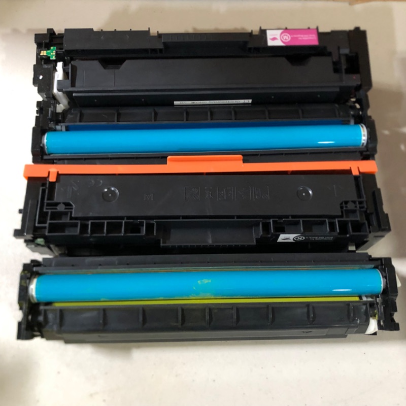 Photo 2 of TRUE IMAGE Compatible Toner Cartridge Replacement for HP 410A 410X CF410A CF411A CF412A CF413A Color Pro MFP M477fnw M477fdw M477fdn M452dn M452nw M477 Printer (Black Cyan Yellow Magenta, 4-Pack)