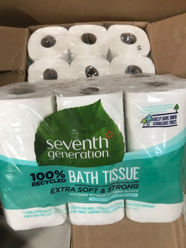 Photo 2 of 100% Recycled Bathroom Tissue, 2-Ply, White, 240 Sheets/roll, 48/carton4