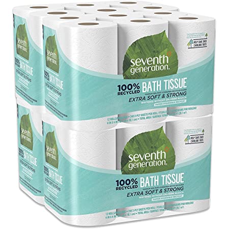 Photo 1 of 100% Recycled Bathroom Tissue, 2-Ply, White, 240 Sheets/roll, 48/carton4