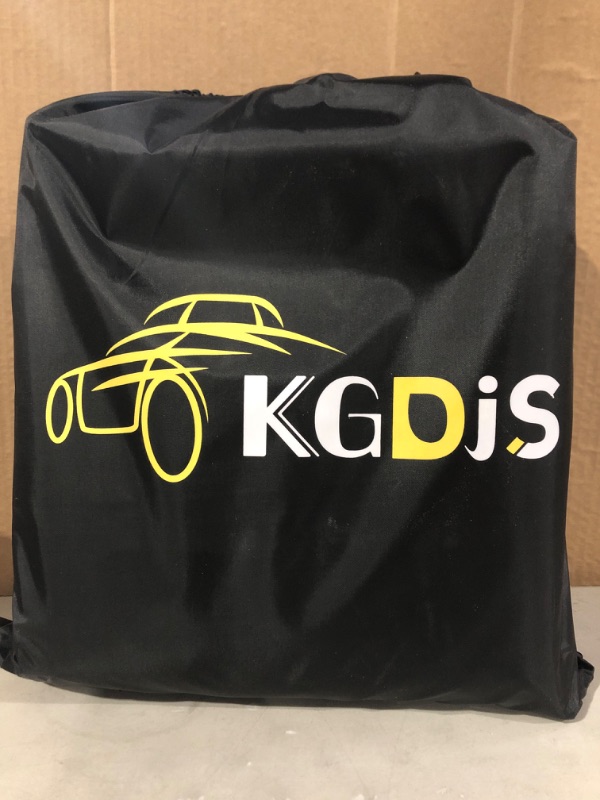 Photo 1 of KGDJS Rooftop Cargo Carrier, 18 Cubic Feet Waterproof Car Top Carrier, Rooftop Cargo Bag with Anti-Slip Mat, 10 Reinforced Straps, 6 Door Hooks, Luggage Lock for All Cars with/Without Rack Black