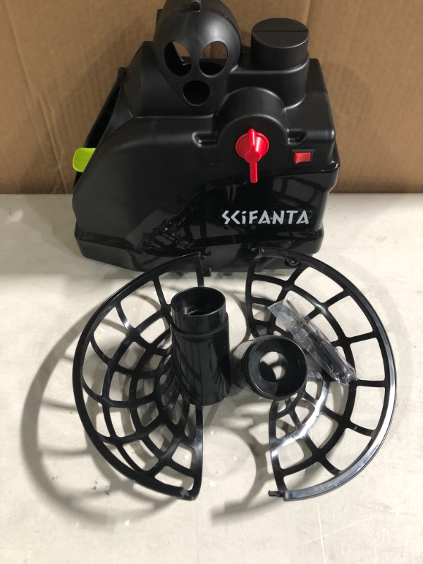 Photo 2 of * Used * SCIFANTA Portable Tennis Ball Tosser(3.7lb) for Self-Play|Ball Launcher Beginners/Kids/Coaches/Home-Court|Accurate&Efficient Feed Buddy for All-Levels/Ages|AC&Battery Powered