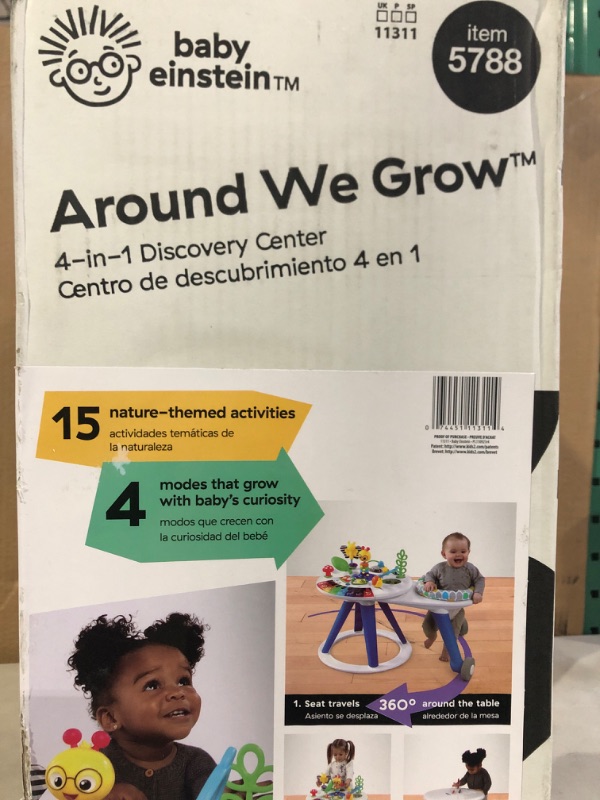 Photo 3 of * New, factory sealed box* Baby Einstein Around We Grow 4-in-1 Walk-Around Discovery Activity Center Ages 6months plus