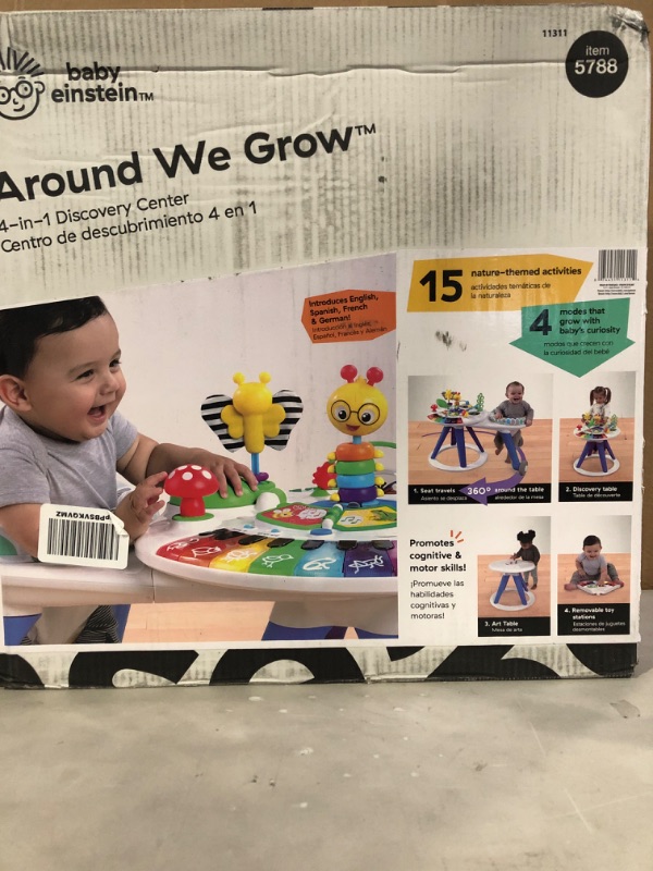 Photo 2 of * New, factory sealed box* Baby Einstein Around We Grow 4-in-1 Walk-Around Discovery Activity Center Ages 6months plus