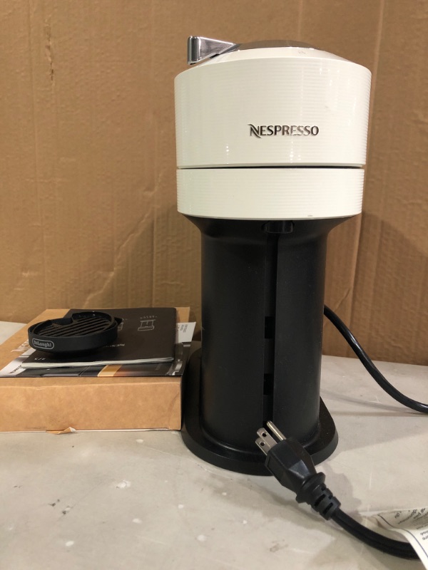 Photo 3 of * Used * Nespresso Vertuo Next Coffee and Espresso Machine by De'Longhi, White Machine Only White