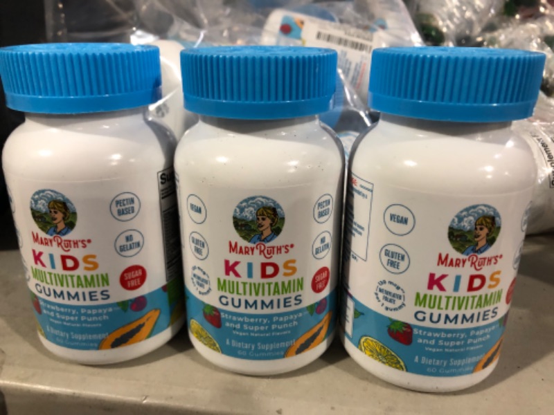 Photo 3 of **3 Bottles** MaryRuth's #1 Bestseller Children's Vitamin | Sugar Free | 2 Month Supply | Kids & Toddlers Age 2+ Daily Multivitamin Gummies: Vitamin C, D3, Zinc | Kids Vitamins | 1 Gummy/Day | 60 Ct (60 Day Supply)