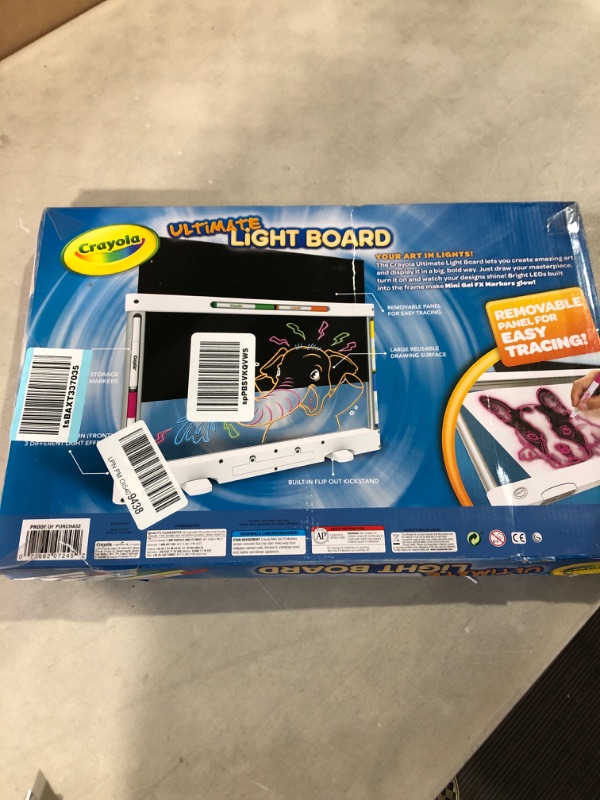 Photo 2 of Crayola Ultimate Light Board for Drawing & Coloring, Kids Light Up Toys and Gifts, Ages 6, 7, 8, 9 White White Dry Erase Board