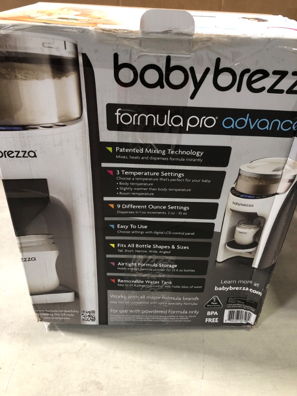 Photo 2 of New and Improved Baby Brezza Formula Pro Advanced Formula Dispenser Machine - Automatically Mix a Warm Formula Bottle Instantly - Easily Make Bottle with Automatic Powder Blending