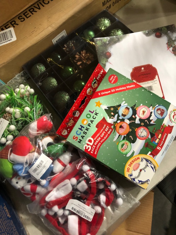 Photo 1 of BUNDLE OF ASSORTED CHRISTMAS HOLIDAY ITEMS 