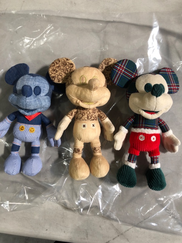 Photo 1 of **ONLY 3 OUT OF THE SET** Disney Year of the Mouse Limited Edition Mickey Mouse Collector Small Plush Set