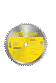 Photo 2 of **USED** Evolution Power Tools 14BLADESS Stainless Steel Cutting Saw Blade, 14-Inch x 90-Tooth , Yellow 