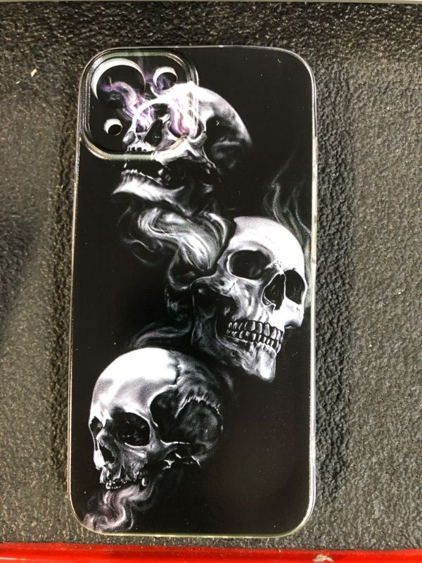 Photo 2 of **USED**Three Terible Skull Pattern Case Compatible with iPhone 14