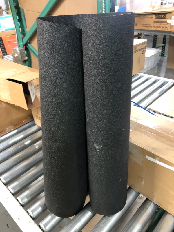 Photo 2 of ***USED*** VersaTex Multi-Purpose Recycled Rubber Floor Mat for Indoor or Outdoor Use, Utility Mat for Entryway, Tool Bench, Garage, Under-Sink, Patio, and Door Mat; 24" x 36", Black 24 x 36