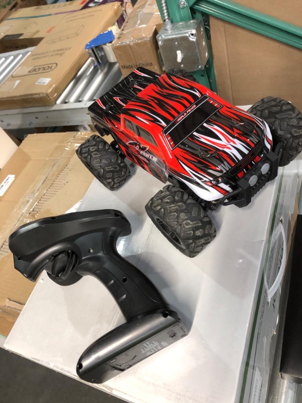 Photo 3 of ***USED*** BEZGAR TM141 RC Truck 1:14 Scale Fast Racing Car, 4WD Top Speed All Terrains Electric Toy Off Road RC Car Vehicle Truck Crawler with Two Rechargeable Batteries for Boys Kids and Adults