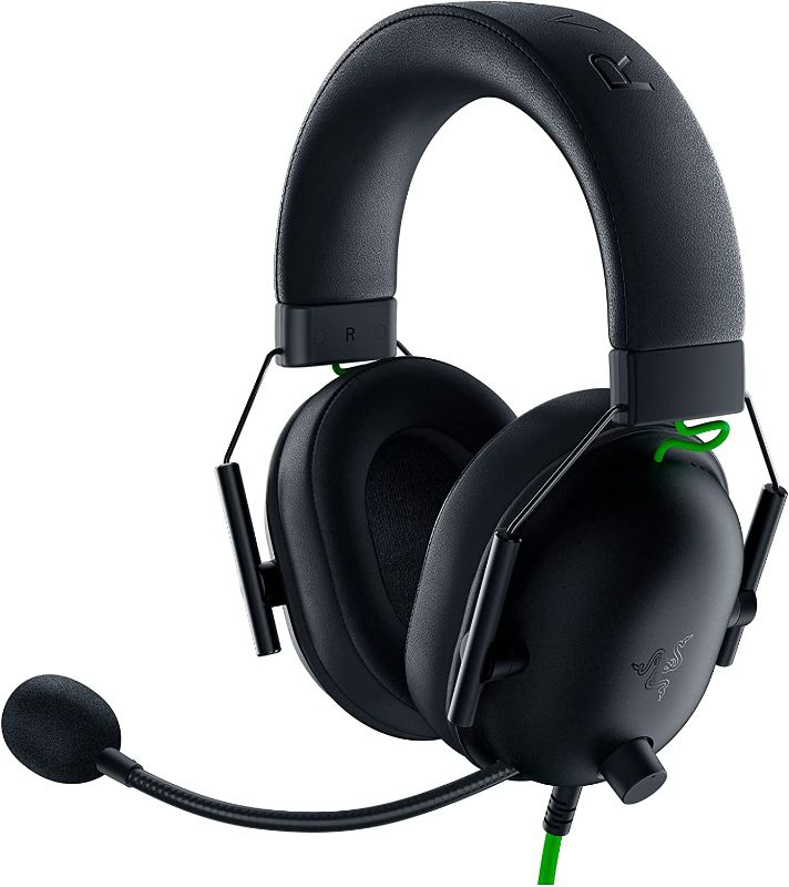 Photo 1 of Razer BlackShark V2 X Gaming Headset: 7.1 Surround Sound - 50mm Drivers - Memory Foam Cushion - 3.5mm Audio Jack - Classic Black
