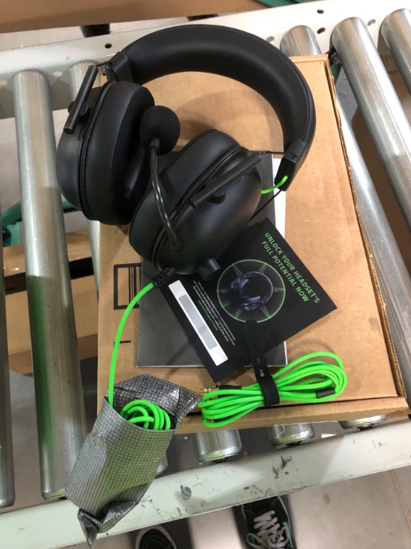 Photo 2 of Razer BlackShark V2 X Gaming Headset: 7.1 Surround Sound - 50mm Drivers - Memory Foam Cushion - 3.5mm Audio Jack - Classic Black
