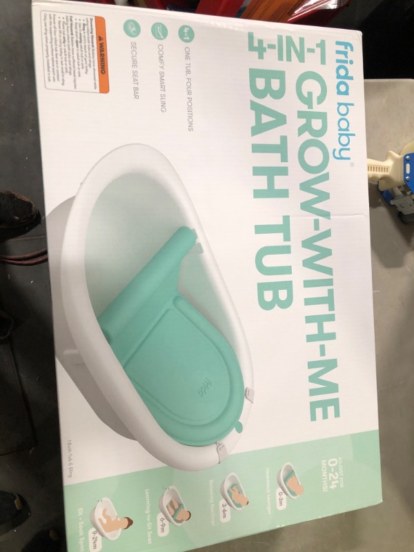 Photo 2 of Fridababy 4-in-1 Grow with Me Bath Tub in White at Nordstrom