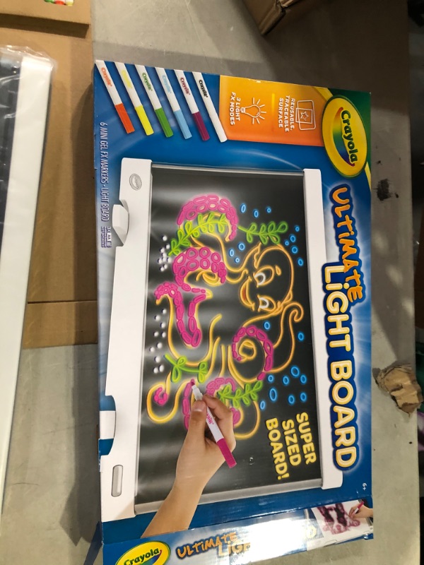 Photo 3 of Crayola Ultimate Light Board for Drawing & Coloring, Kids Light Up Toys and Gifts, Ages 6, 7, 8, 9 White White Dry Erase Board