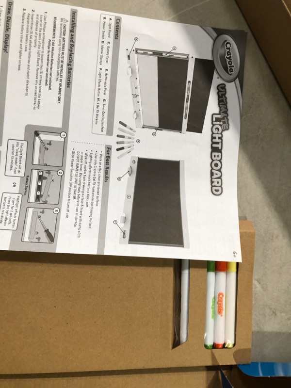 Photo 1 of Crayola Ultimate Light Board for Drawing & Coloring, Kids Light Up Toys and Gifts, Ages 6, 7, 8, 9 White White Dry Erase Board