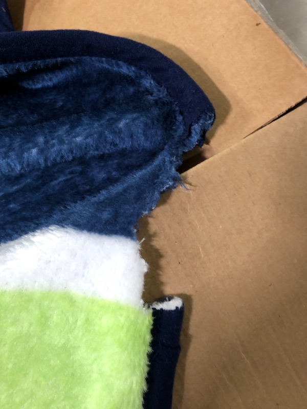 Photo 2 of **SEE NOTES**
Northwest NFL Unisex-Adult Raschel Throw Blanket Seattle Seahawks 60" x 80" 12th Man