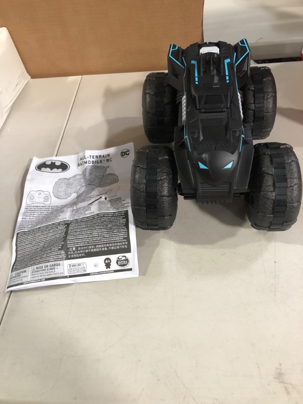 Photo 2 of DC Comics Batman, All-Terrain Batmobile Remote Control Vehicle, Water-Resistant Batman Toys for Boys Aged 4 and Up All Terrain Batmobile