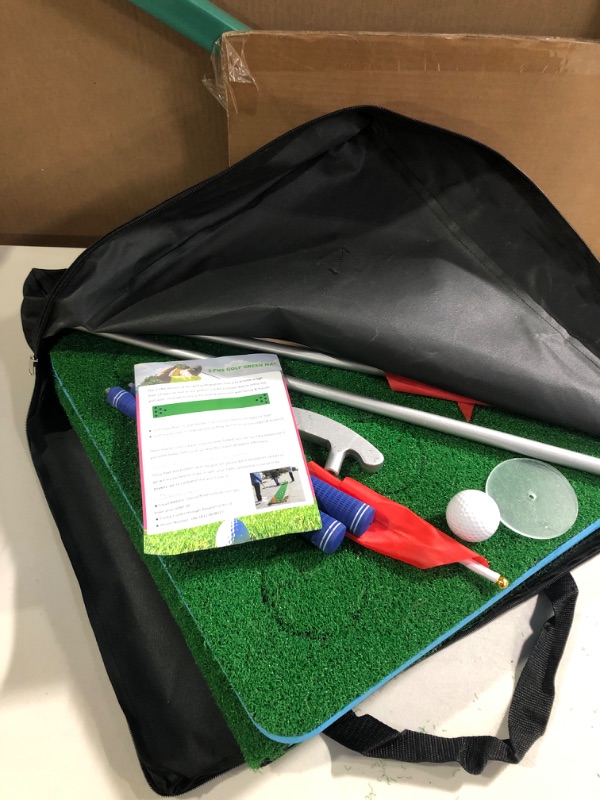 Photo 2 of 2-FNS Golf Putting Game Set, 11.5 Feet Golf Putting Green Mat