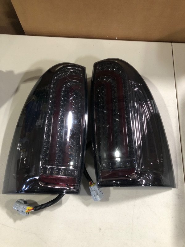 Photo 2 of Huray Full LED Tail Lights Assembly Compatible with 2005-2015 Toyota Tacoma