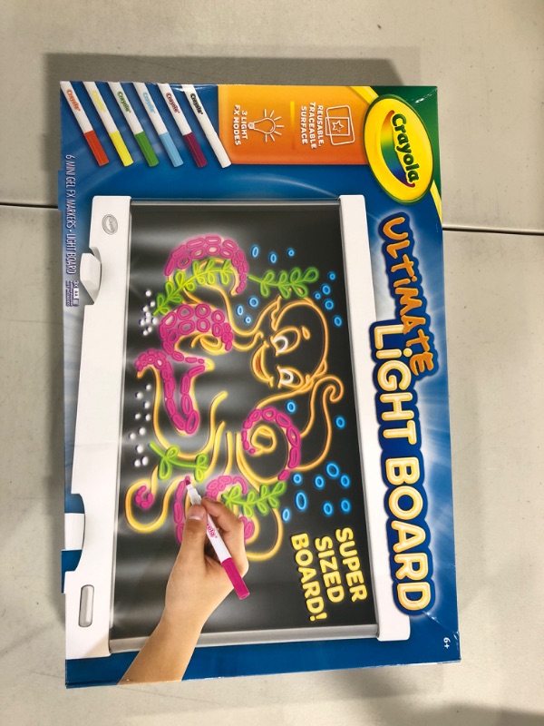 Photo 1 of Crayola Ultimate Light Board for Drawing & Coloring, Dry Erase Board (brand new)