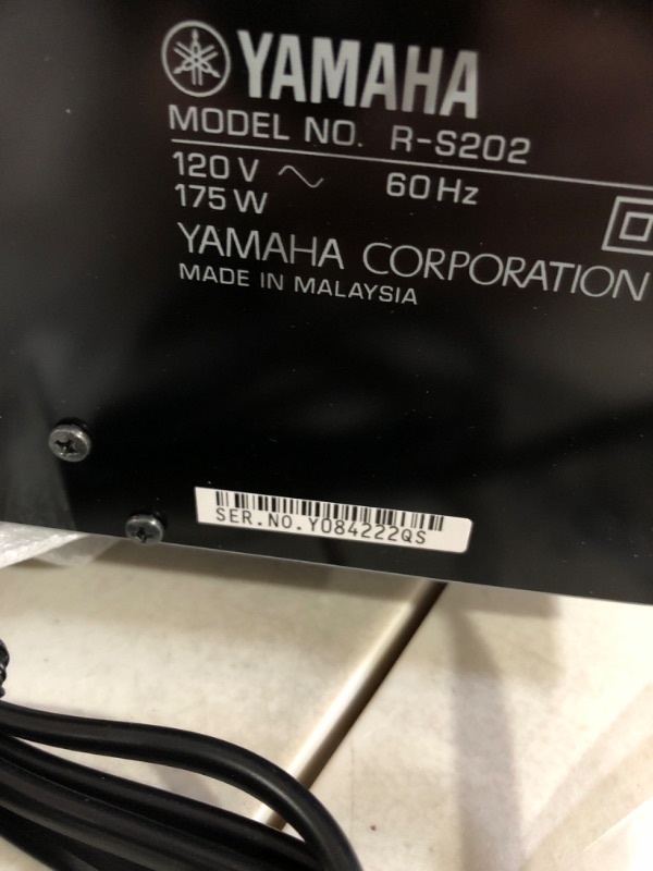 Photo 2 of YAMAHA R-S202BL Stereo Receiver R-S202BL receiver only