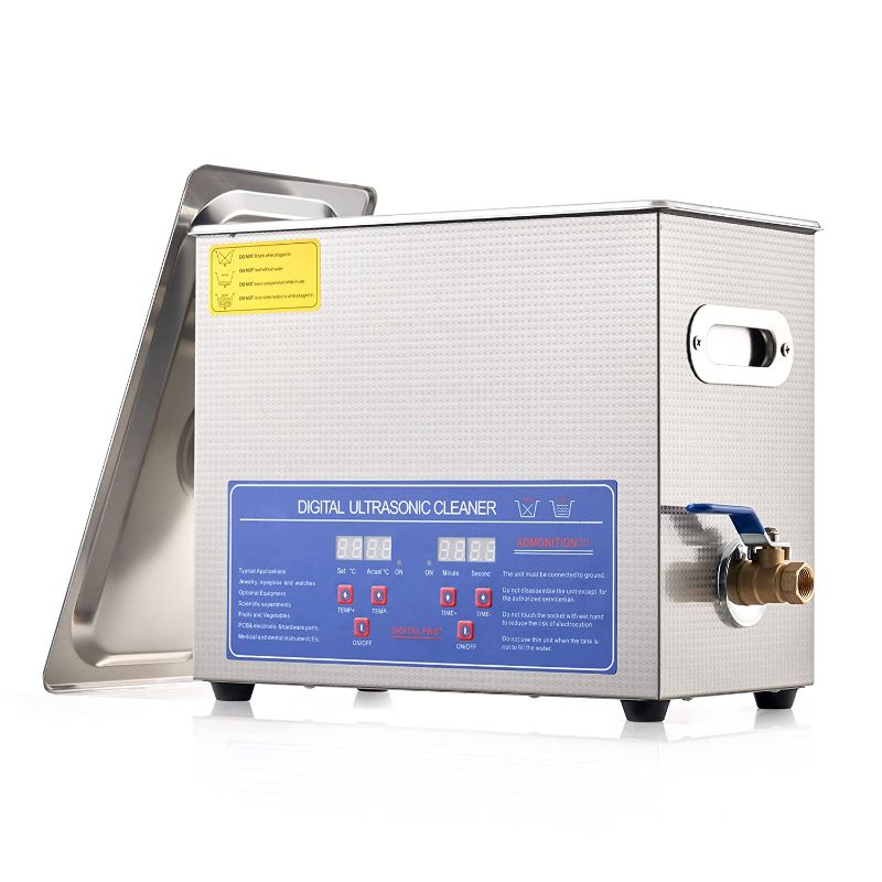 Photo 1 of CREWORKS Ultrasonic Cleaner with Heater and Timer