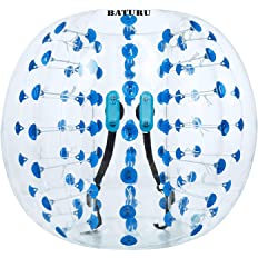 Photo 2 of Body Bumper Bubble Soccer Balls for Kids/Adults, 5 FT Zorb Ball 1 Pack Blue Dot (One Bumper Ball) 5 FT