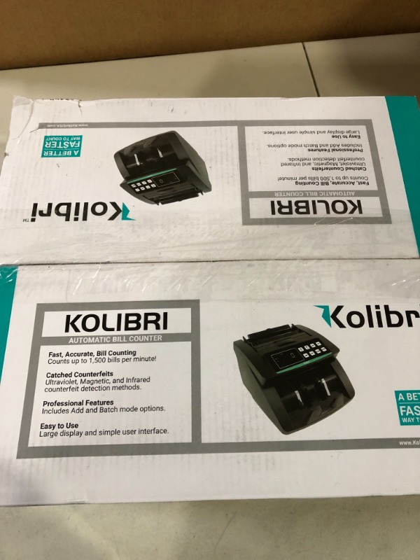 Photo 4 of Kolibri Money Counter with UV Detection