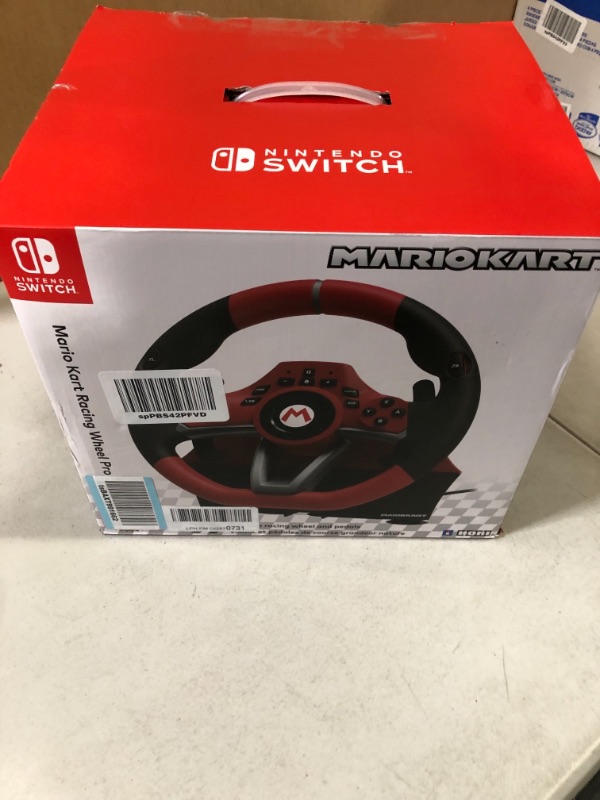 Photo 2 of Hori Mario Kart Racing Wheel Pro Deluxe for Nintendo Switch