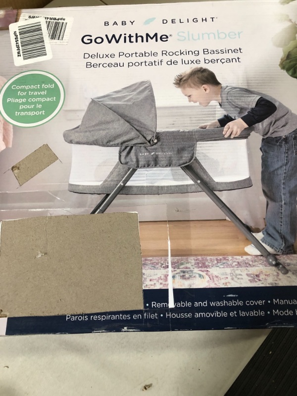 Photo 1 of Baby Delight Slumber Deluxe Portable Rocking Bassinet