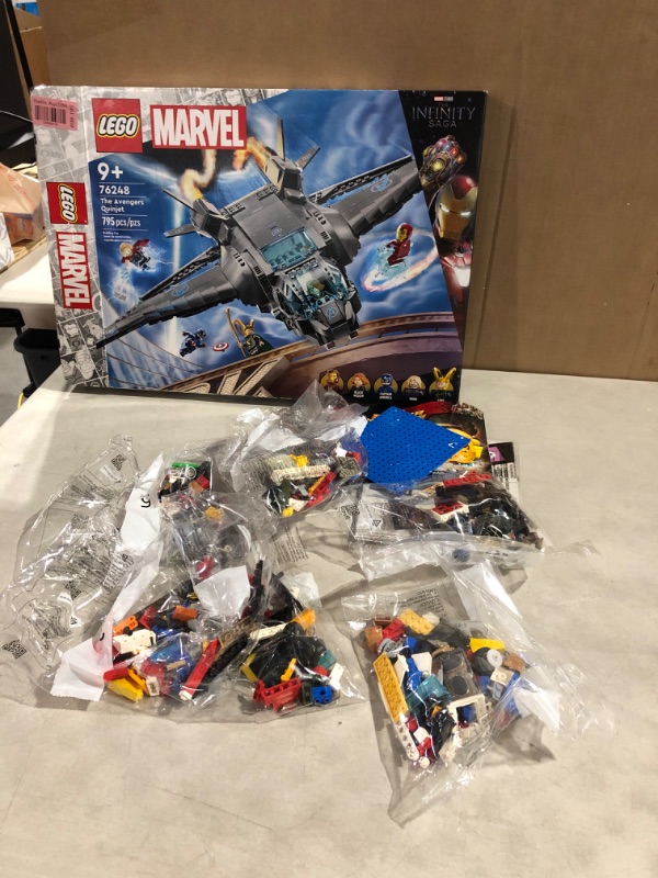 Photo 2 of LEGO Marvel The Avengers Quinjet 76248 Building Toy Set for Kids, Boys, and Girls Ages 9+ (795 Pieces) Frustration-Free Packaging